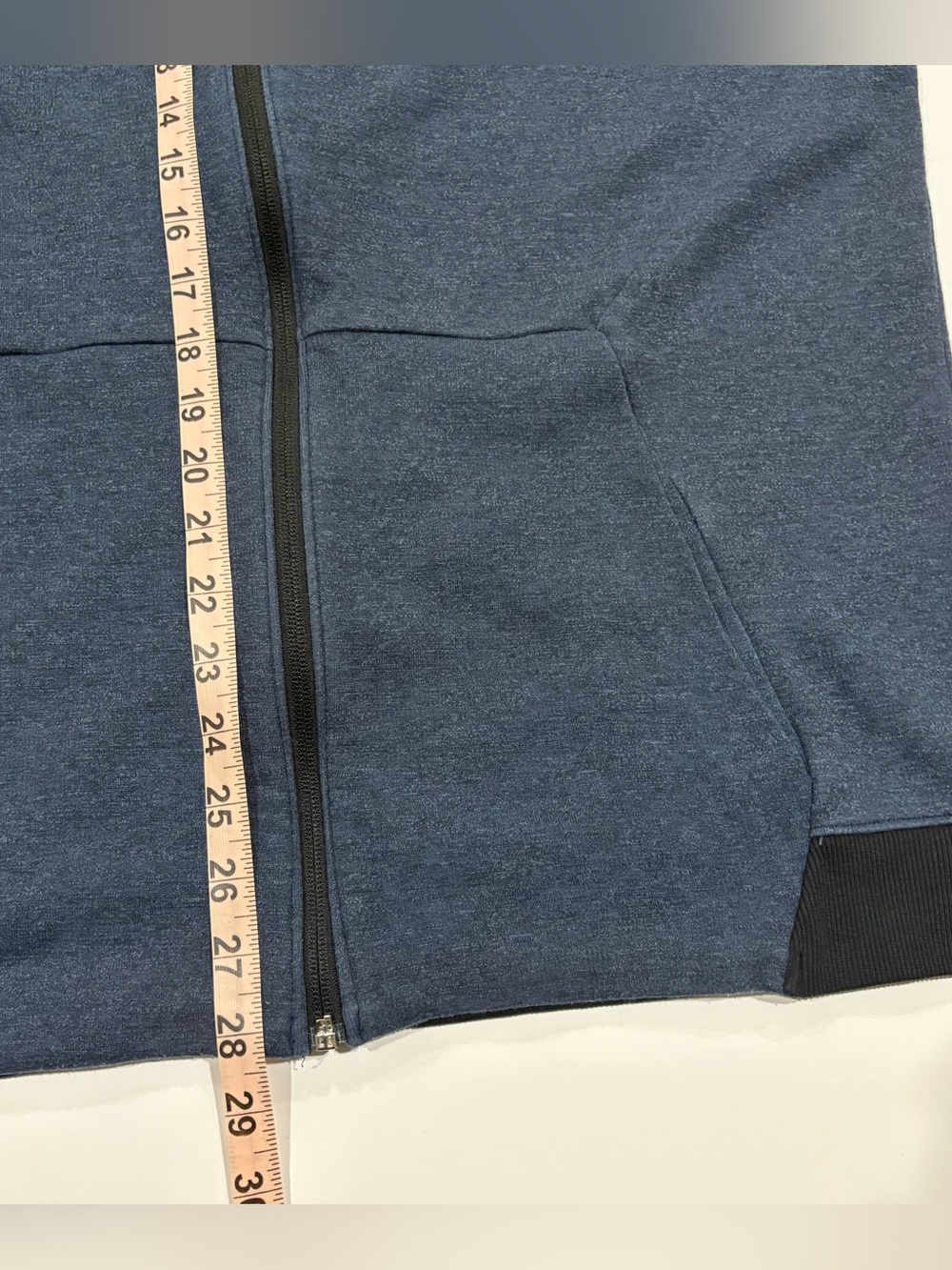 Under Armour Bomber Jacket XL Blue Full Zip Athletic Track Sweatshirt Men’s - Picture 9 of 9